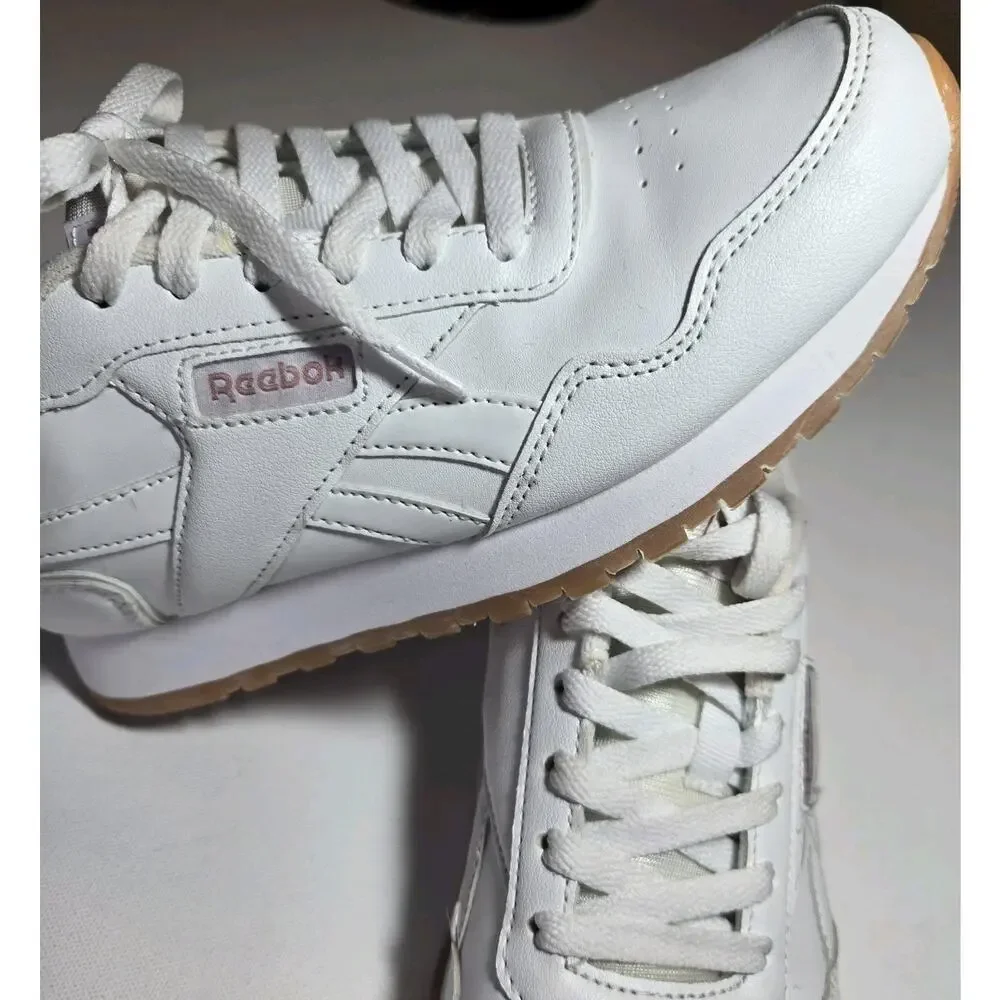Reebok Royal Glide LX White Pink GALAXY3 Sneakers Womens Size 8 1222R30115W
